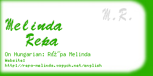 melinda repa business card